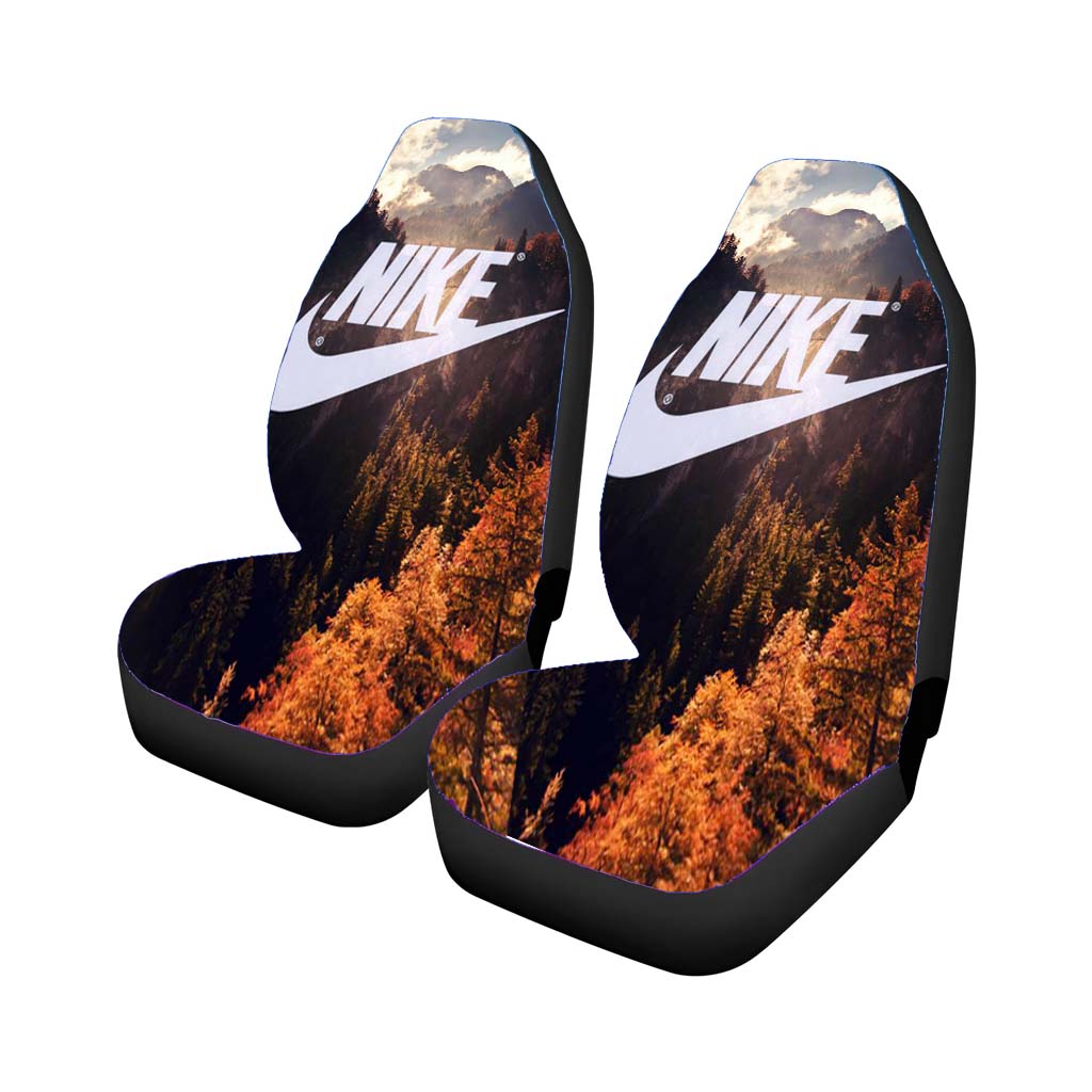 Nike Forest Bike Smule Car Front Seat Covers