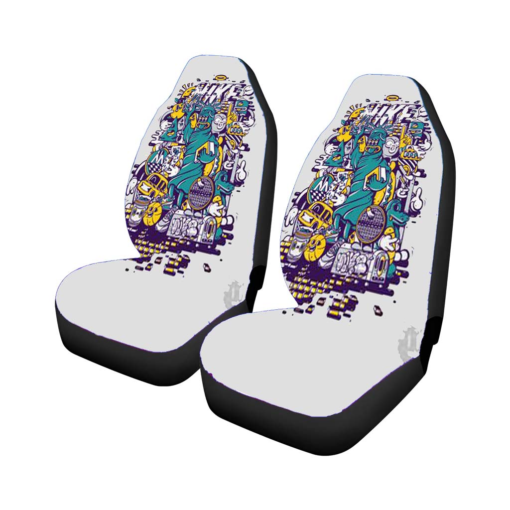 Nike Galaxy Car Front Seat Covers