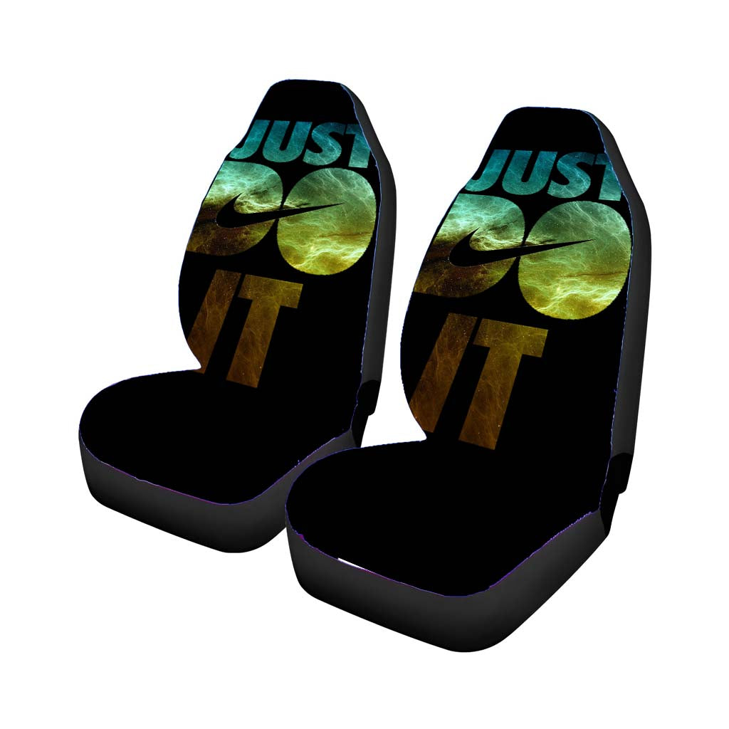 Nike Just Do It Galaxy Nebula 2 Car Front Seat Covers