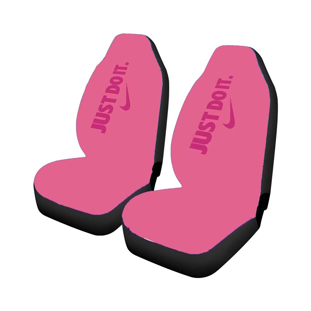Nike Just Do It Pinks Car Front Seat Covers