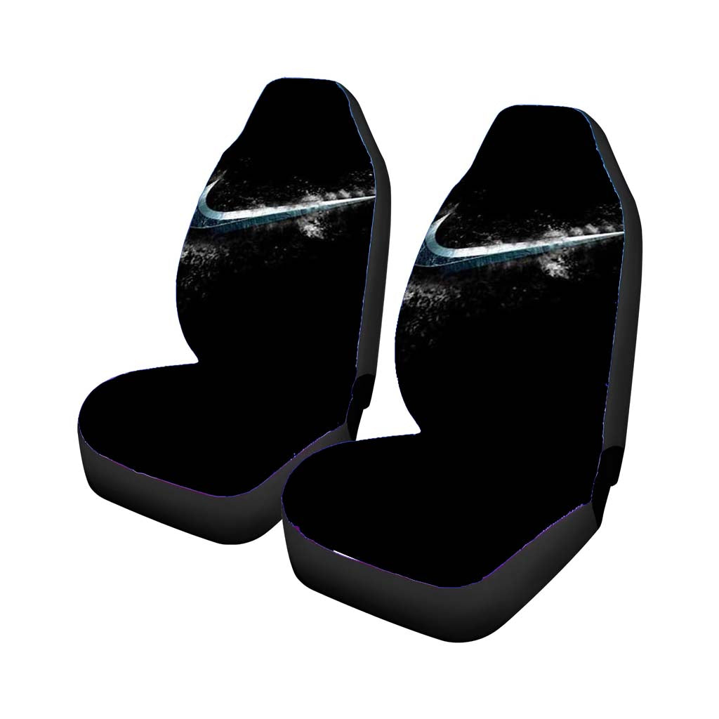 Nike Logo Stone Car Front Seat Covers