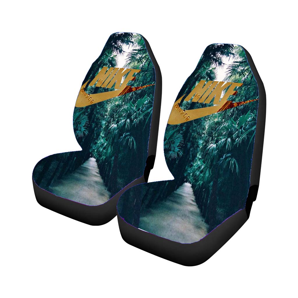 Nike Palm Gold Car Front Seat Covers