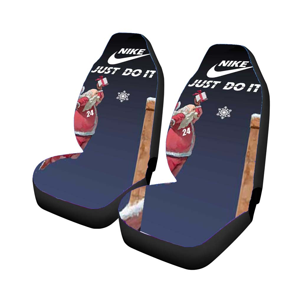 Nike Santa Dunk Car Front Seat Covers