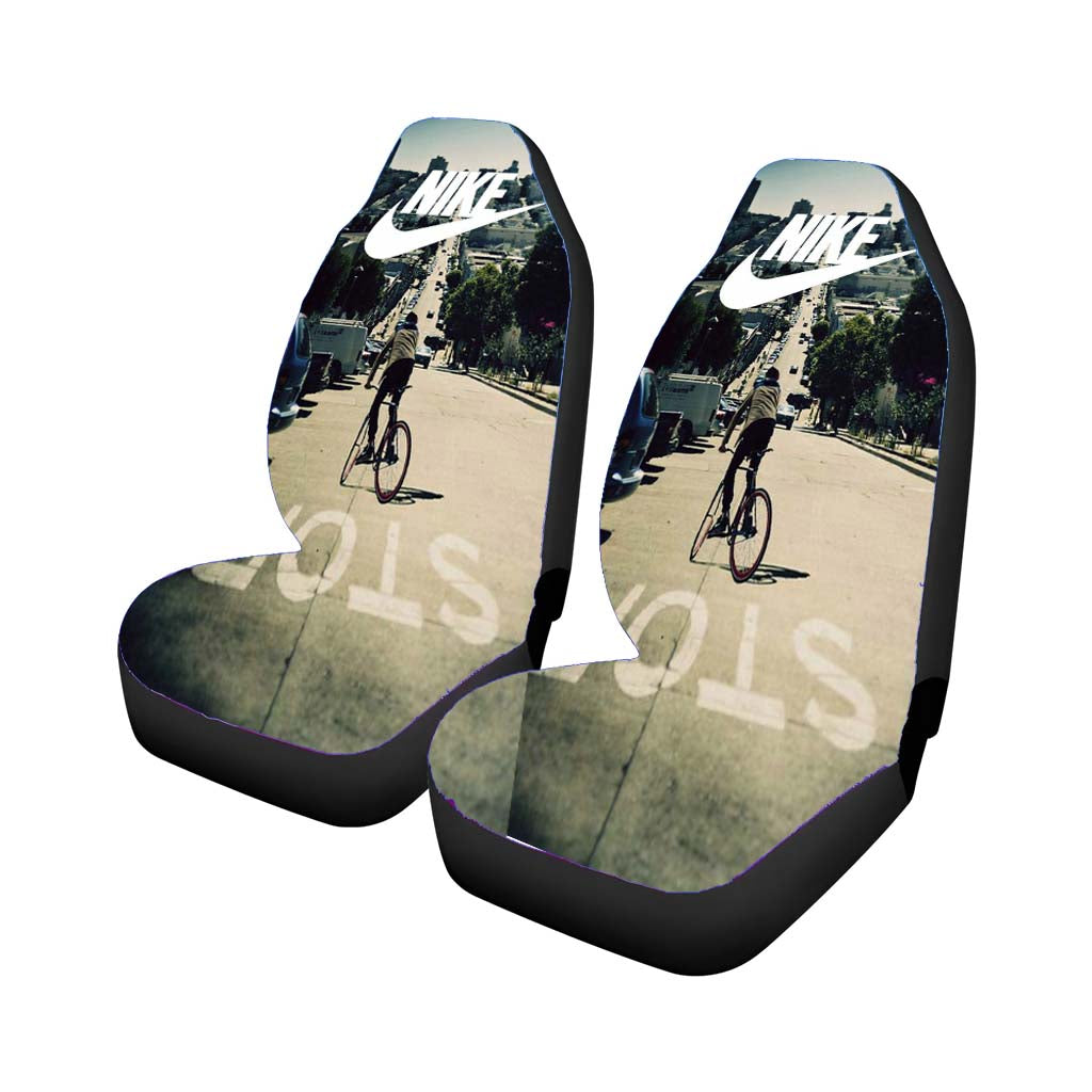 Nike Stop And The City Car Front Seat Covers