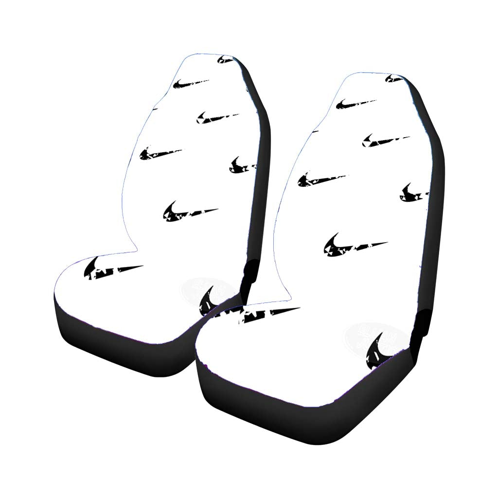 Nike Wallpaper Pattern Car Front Seat Covers