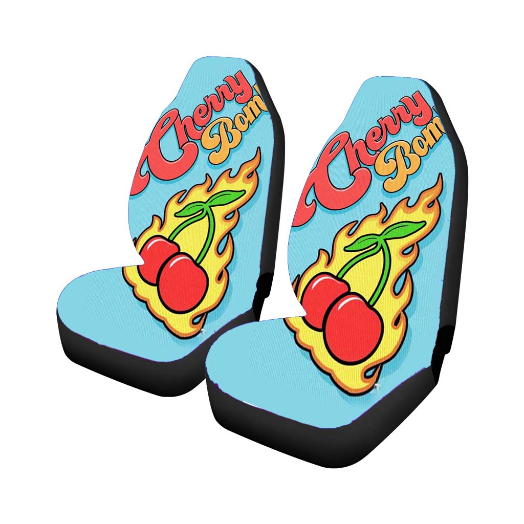 Niki Demartino Cherry Bomb Car Front Seat Covers