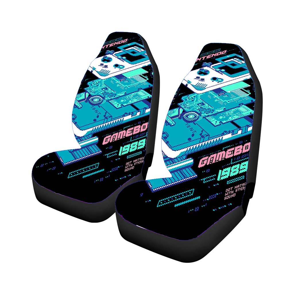 Nintendo Game Vintage 8Bit Style Car Front Seat Covers