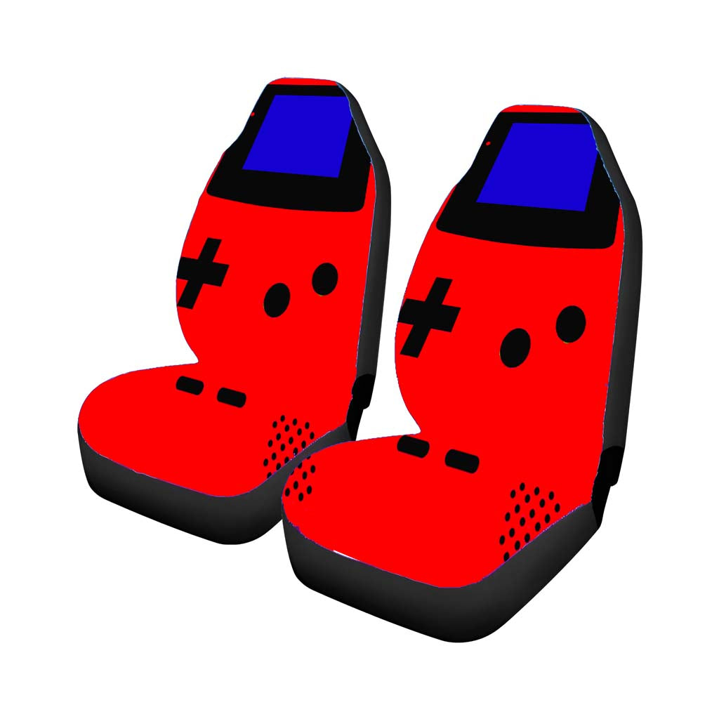 Nintendo Gameboy Red Car Front Seat Covers
