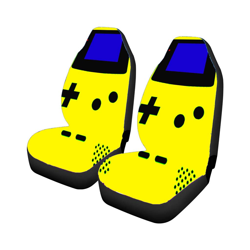 Nintendo Gameboy Yellow Car Front Seat Covers