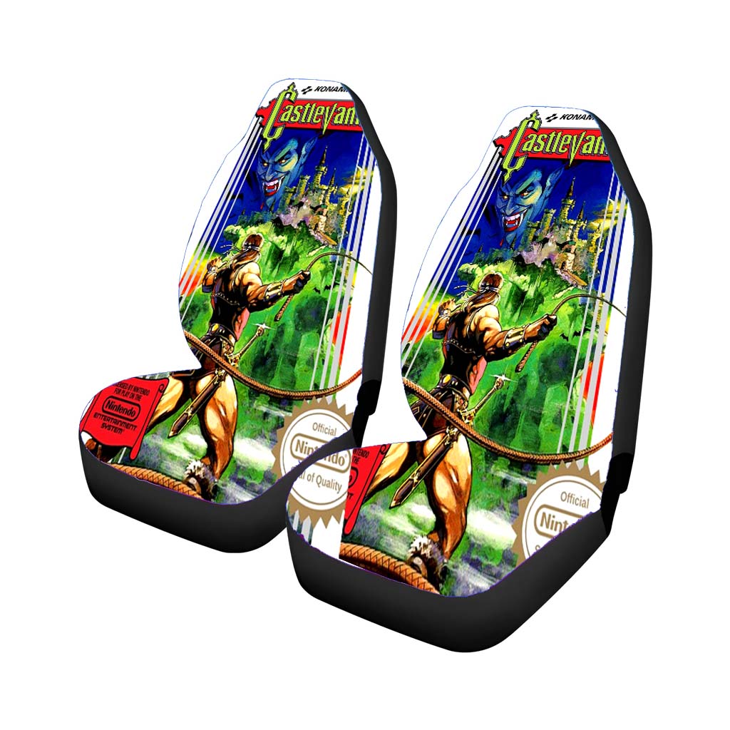 Nintendo Old Castlevania Game Car Front Seat Covers
