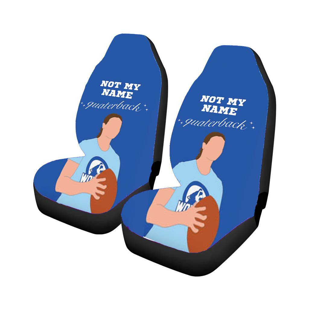 Not My Name Quaterback Car Front Seat Covers