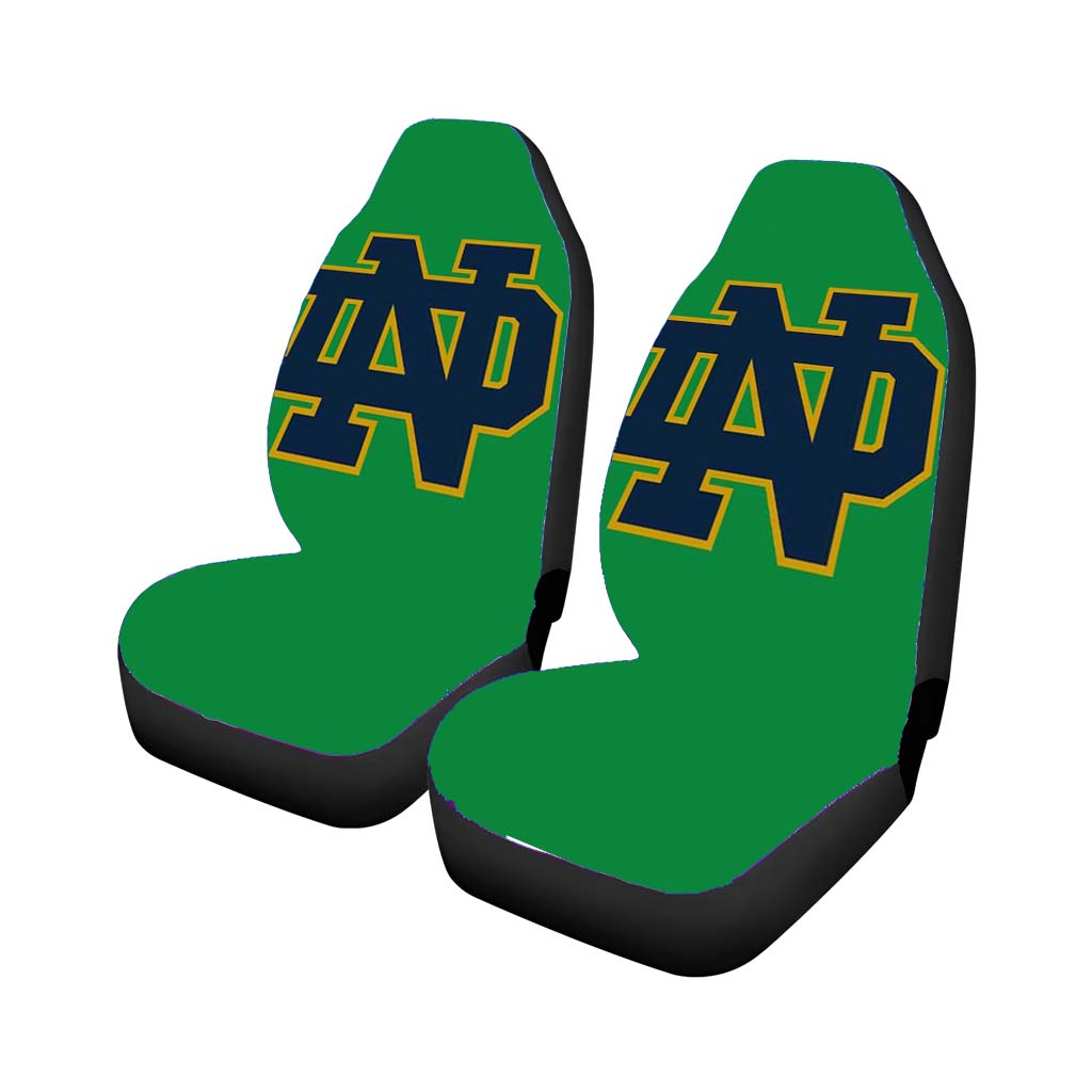 Notre Dame Fighting Irish American Football Rz 1 Car Front Seat Covers