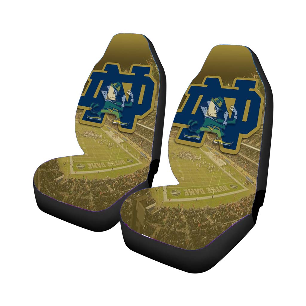 Notre Dame Logo Stadium Car Front Seat Covers