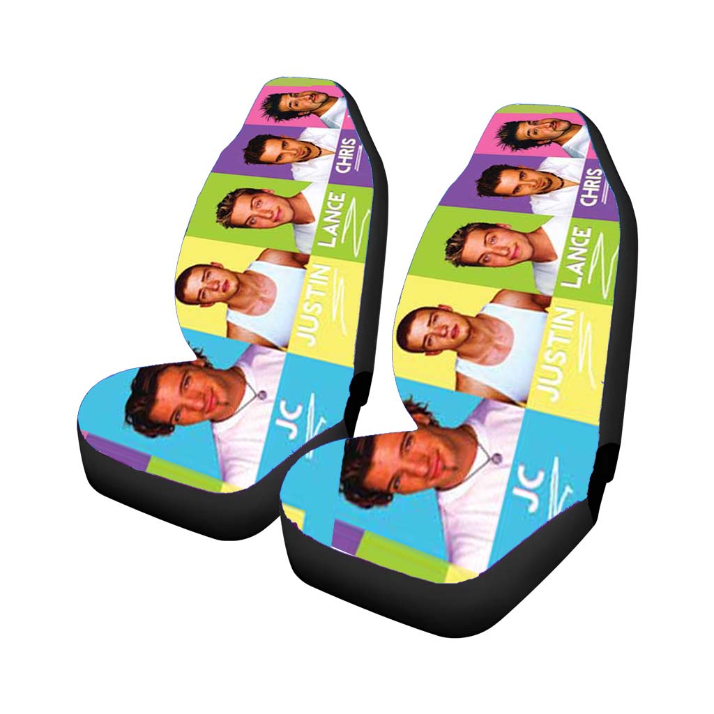 Nsync Colorful Group Car Front Seat Covers