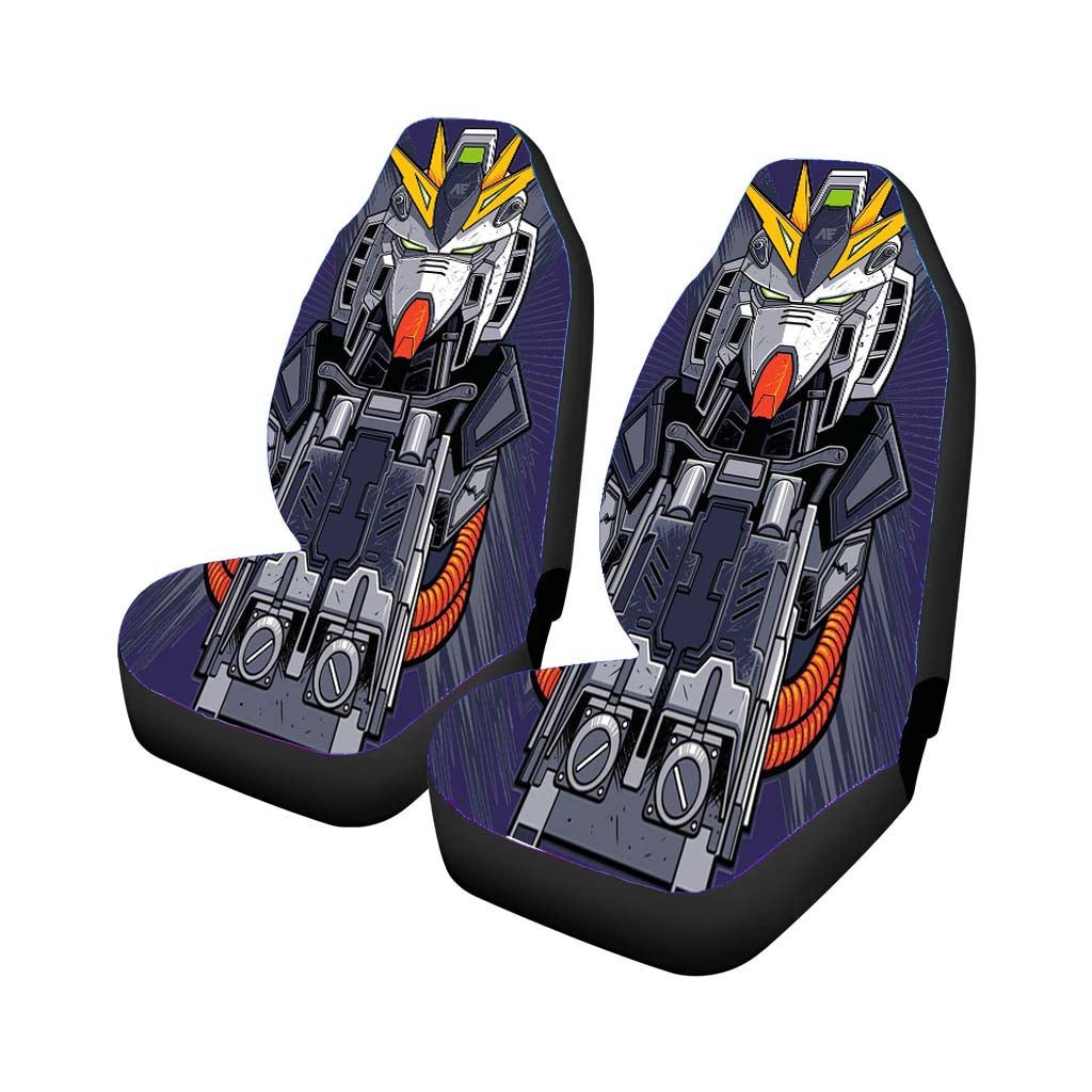 Nu Gundam Mecha Car Front Seat Covers