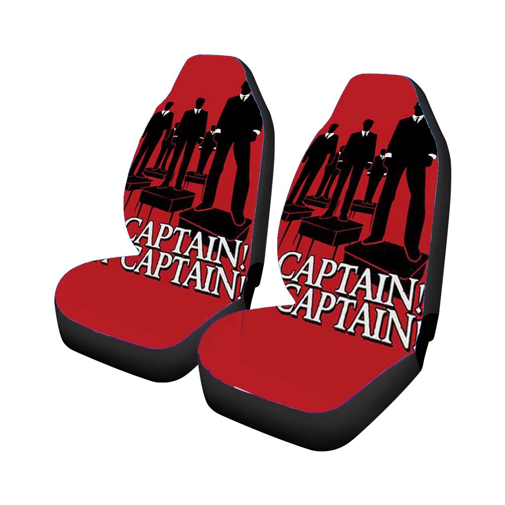 O Captain My Captain Car Front Seat Covers