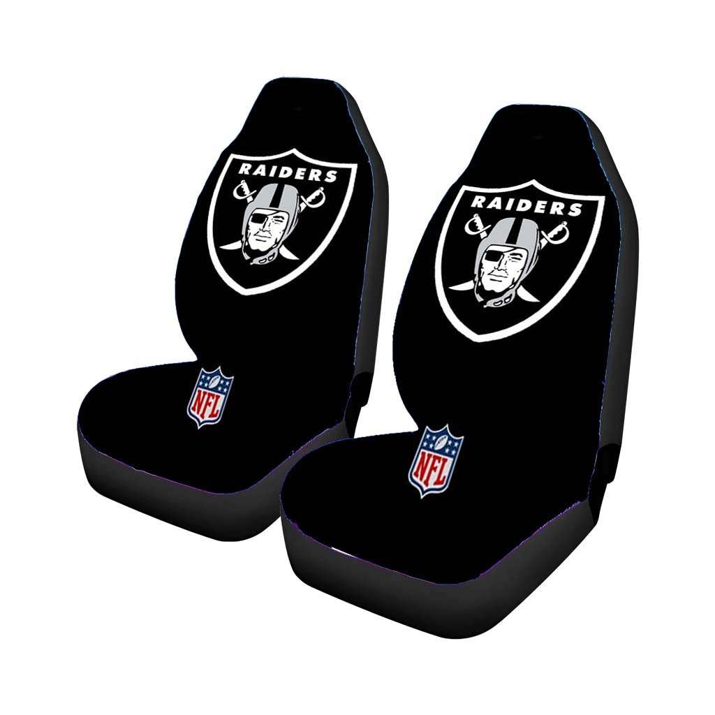 Oakland Raiders American Football Rz 1 Car Front Seat Covers