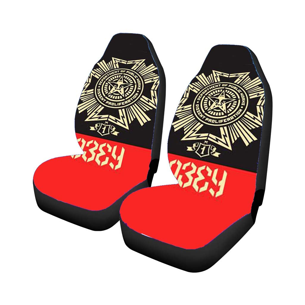 Obey Clothing Car Front Seat Covers