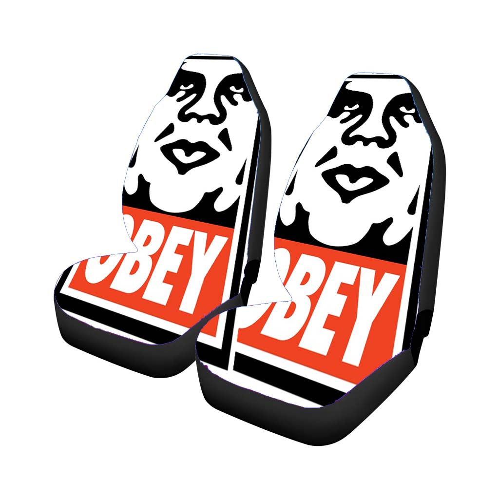 Obey Icon Poster Car Front Seat Covers