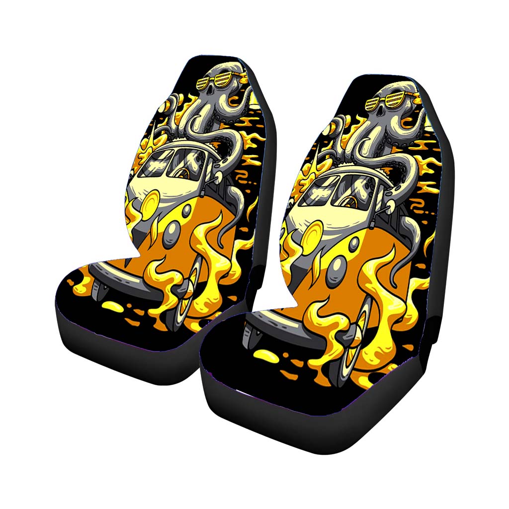 Octopus X Vw Graffiti Art Car Front Seat Covers