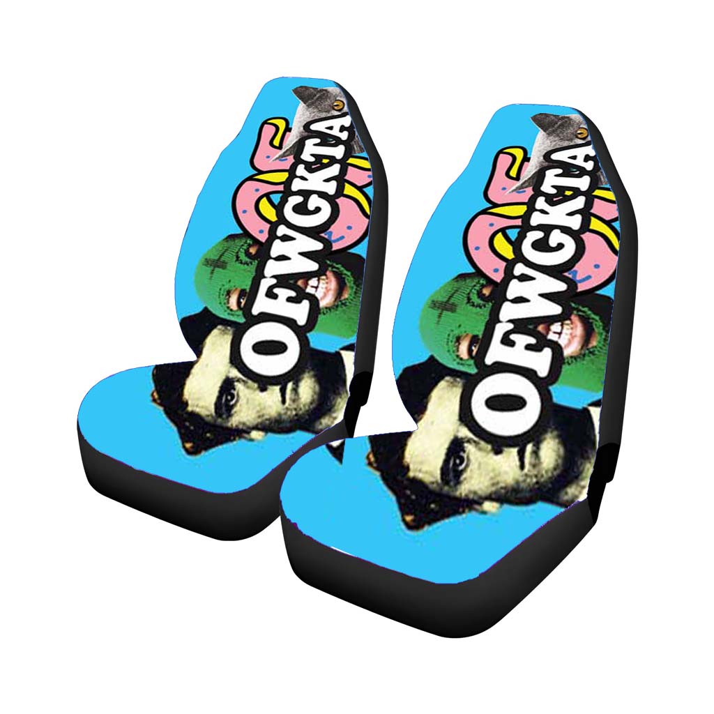 Odd Future Blue With Logos Car Front Seat Covers
