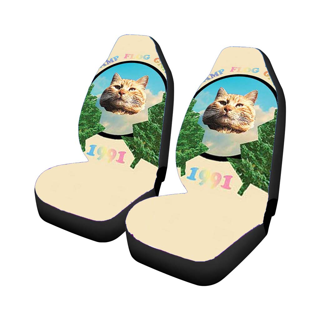 Odd Future Cat Crest Car Front Seat Covers