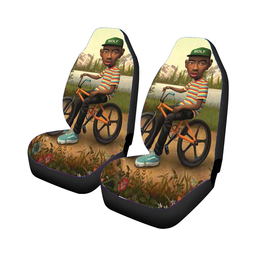 Odd Future Tyler Bike Paint Car Front Seat Covers