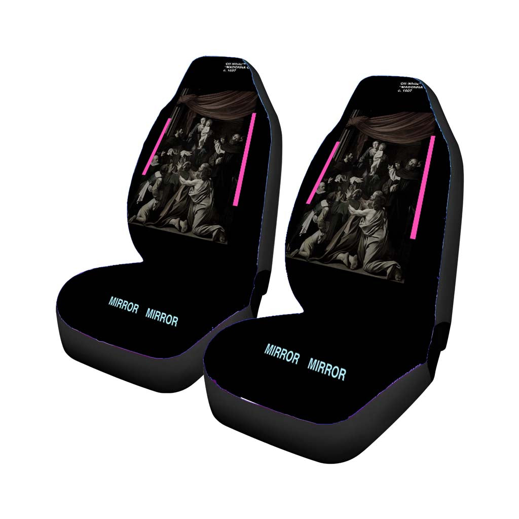 Off-White Caravaggio Madona Car Front Seat Covers