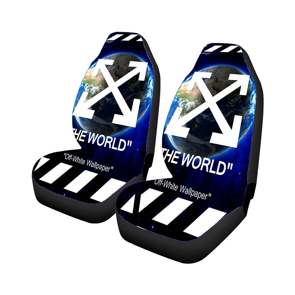 Off White The World Back Car Front Seat Covers