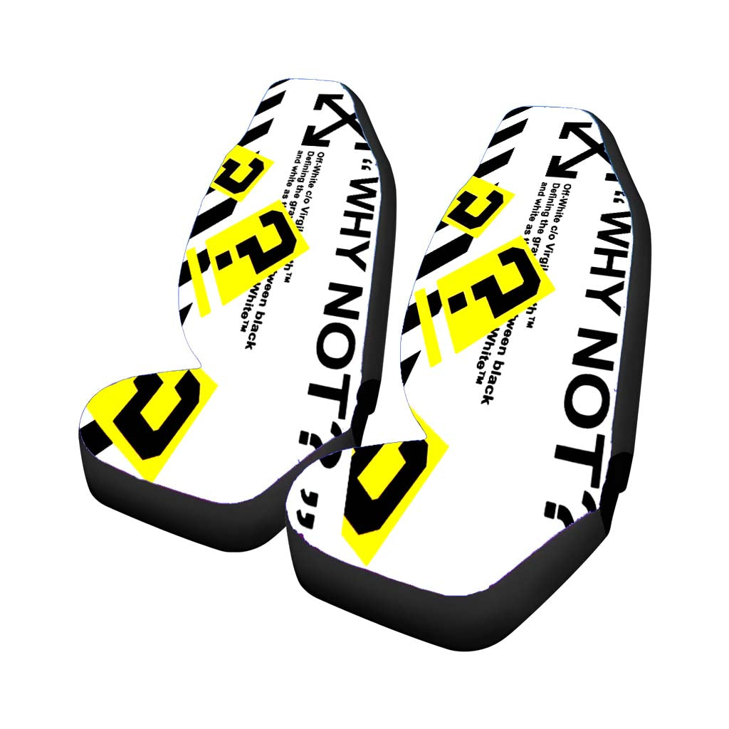 Off White Wallpaper Why Not Car Front Seat Covers