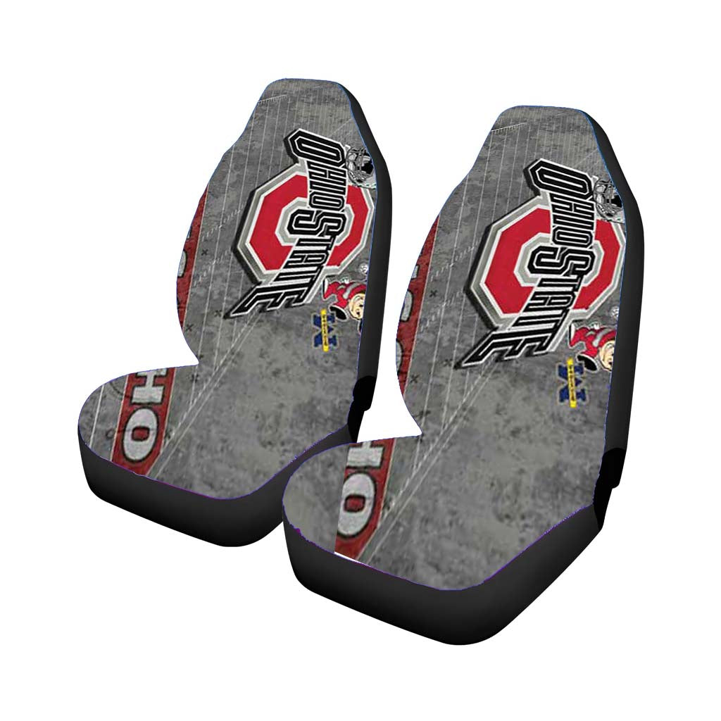 Ohio State Wallpaper Greys Car Front Seat Covers