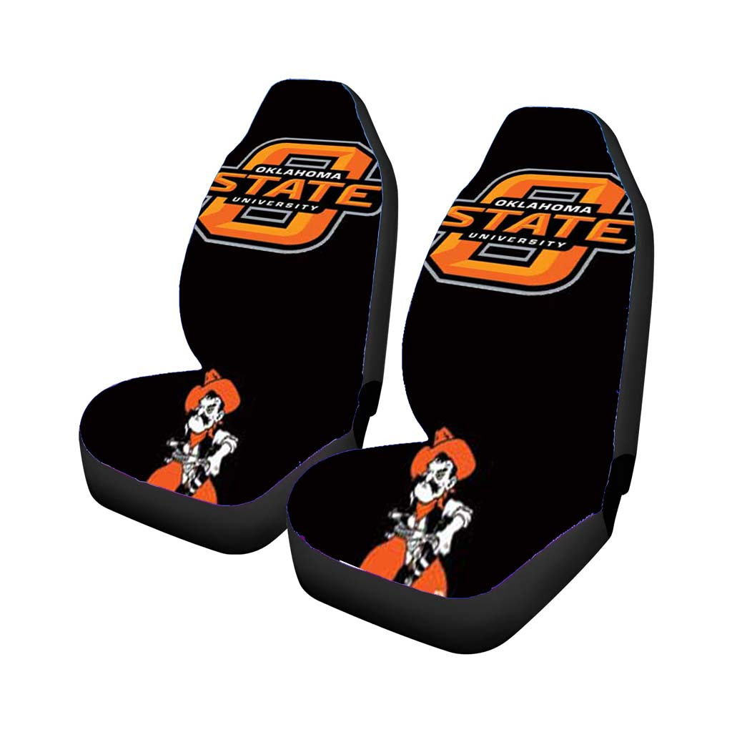 Ok State Logos Car Front Seat Covers