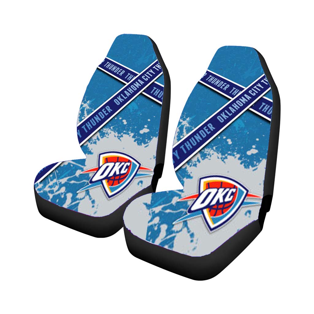 Oklahoma City Thunder Logo Car Seat Covers