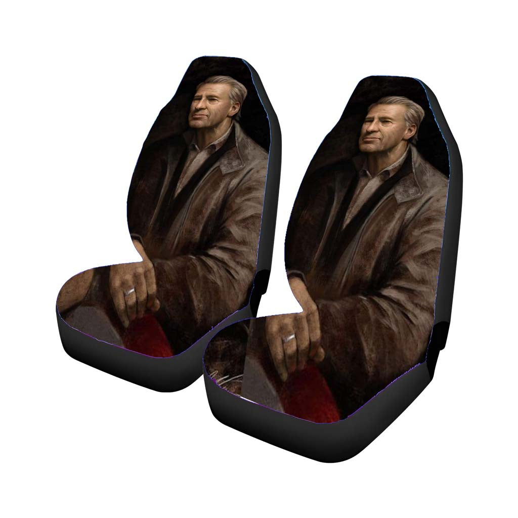 Old Captain America Car Front Seat Covers