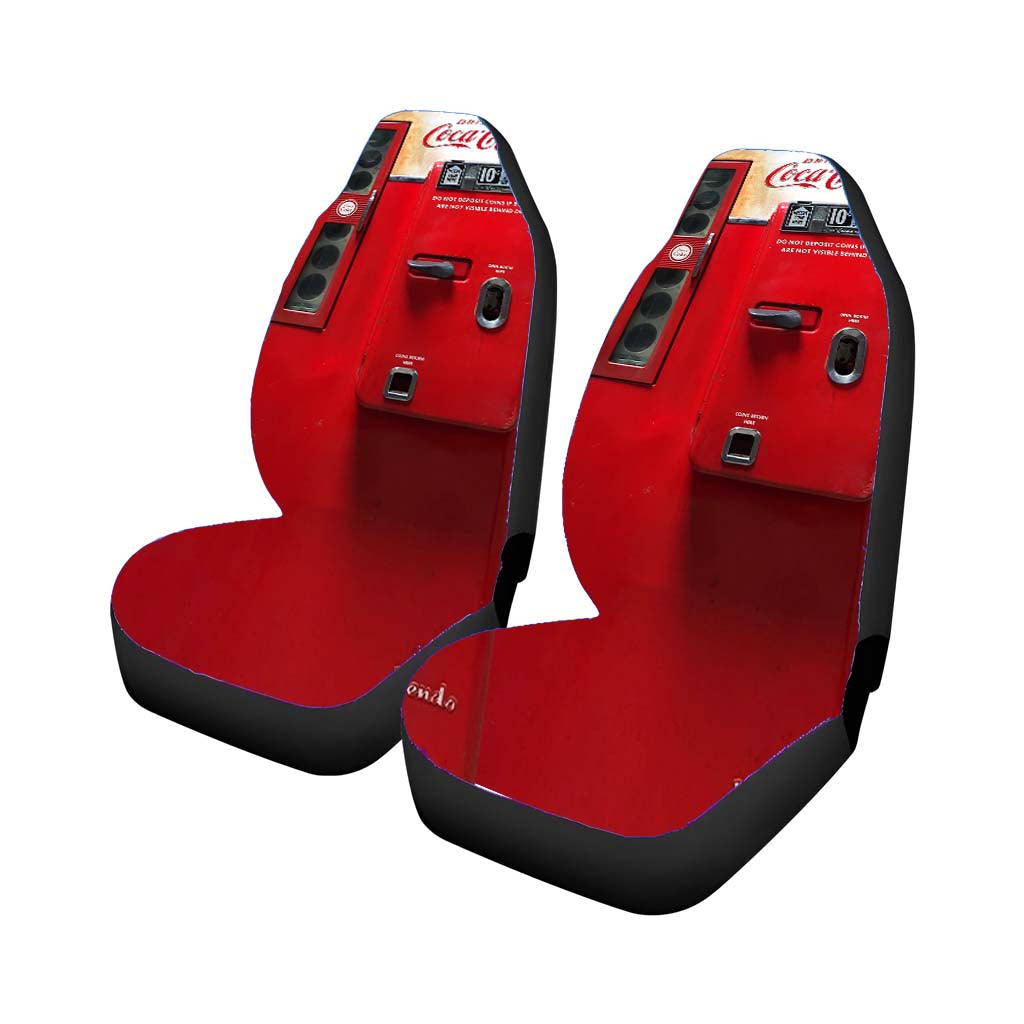 Old Coca Cola Soft Drink Vending Machine Car Seat Covers