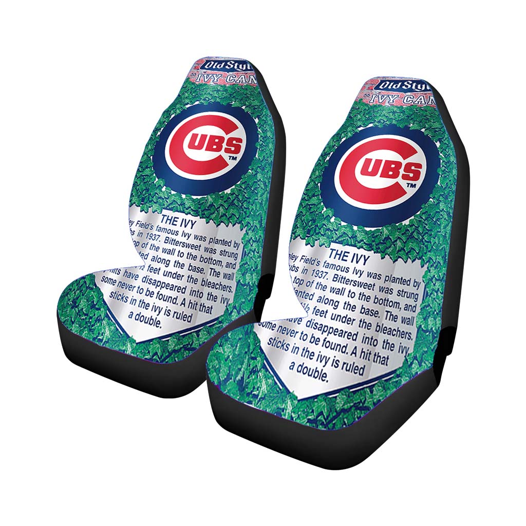Old Style Chicago Cubs Beer Car Seat Covers