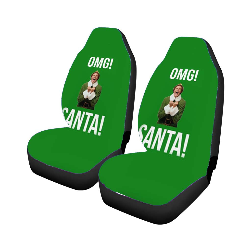 Omg Santa! - Elf Car Front Seat Covers