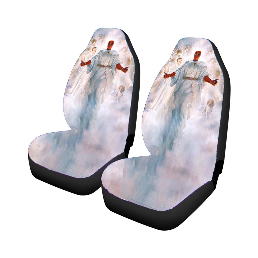 Once Upon A Deadpool Angel Car Front Seat Covers
