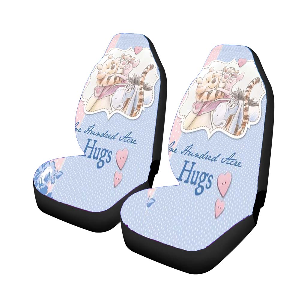 One Hundred Acre Hugs Car Front Seat Covers