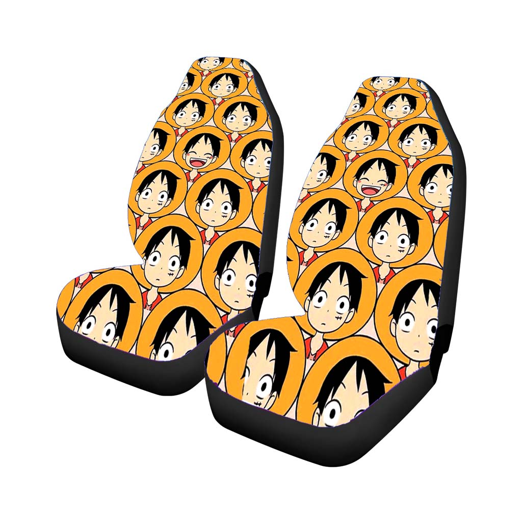 One Piece Anime Pattern Car Front Seat Covers