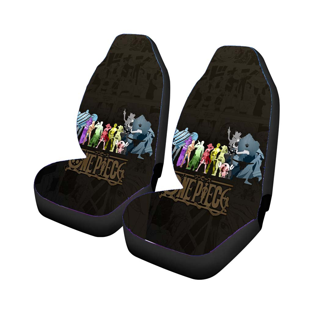 One Piece Comic Car Front Seat Covers