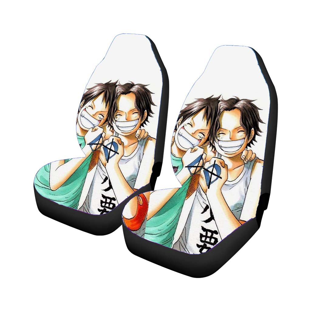 One Piece D. Brother Car Front Seat Covers