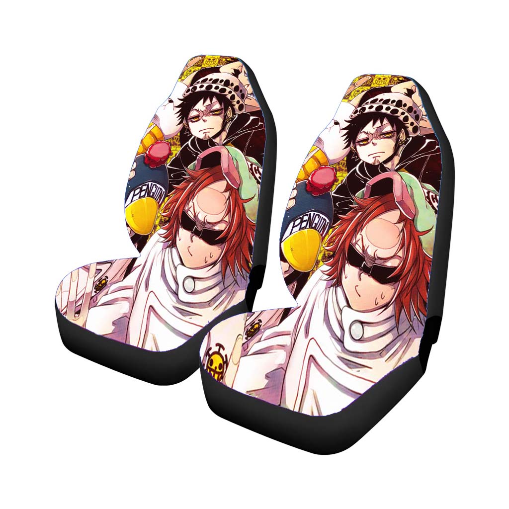 One Piece Heart Pirates Car Front Seat Covers