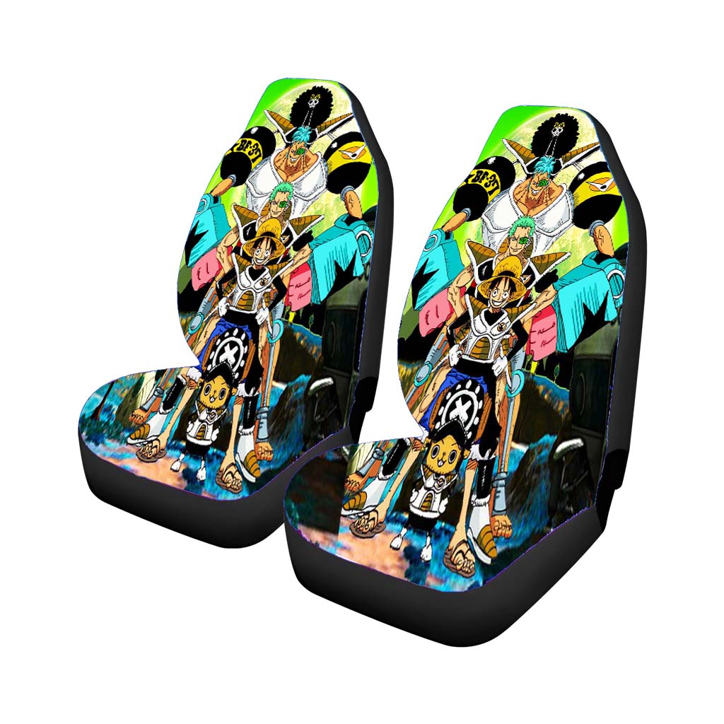 One Piece Saiyan Troopers Car Front Seat Covers