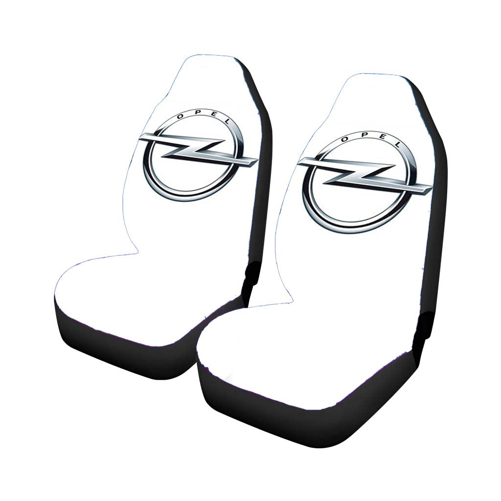 Opel White Car Front Seat Covers