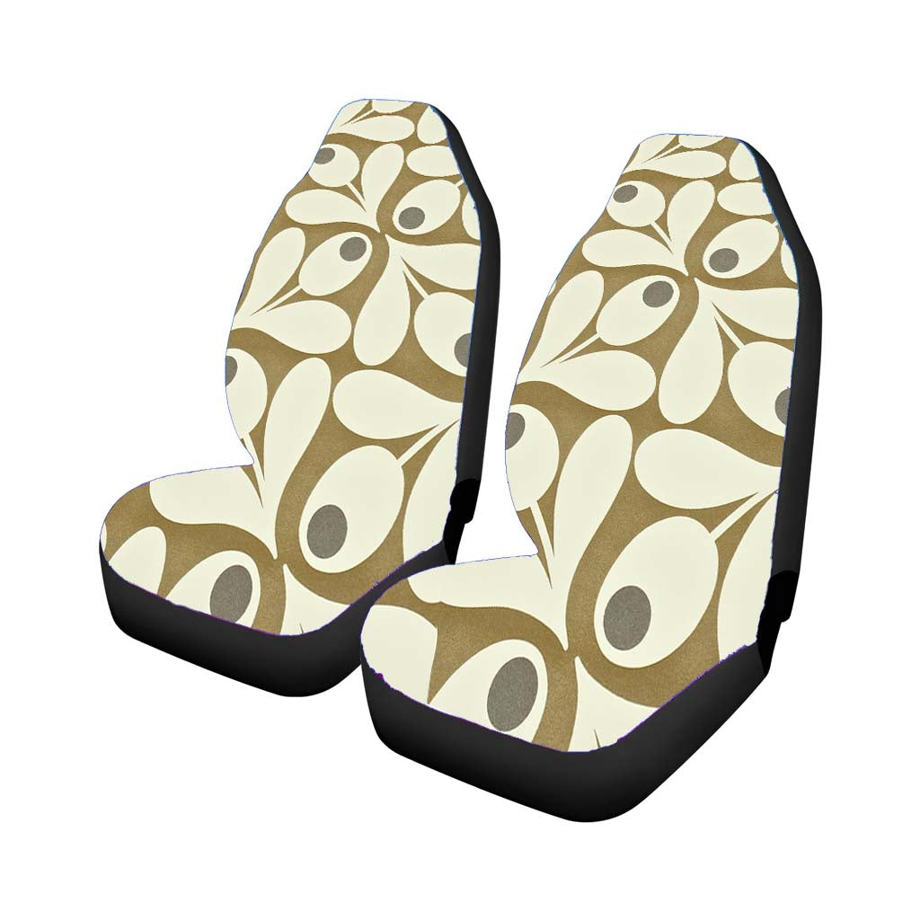 Orla Kiely Acorn Spot Pattern Design Car Front Seat Covers