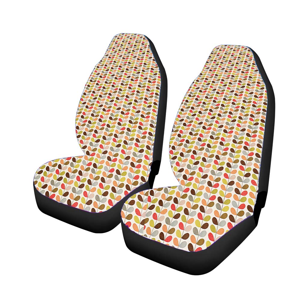 Orla Kiely Colorful Art Pattern Car Front Seat Covers
