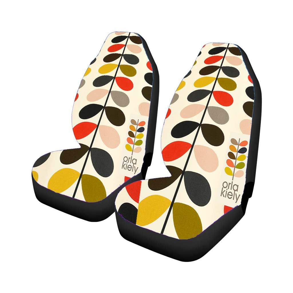 Orla Kiely Multi Optic Stem Colorful Car Front Seat Covers
