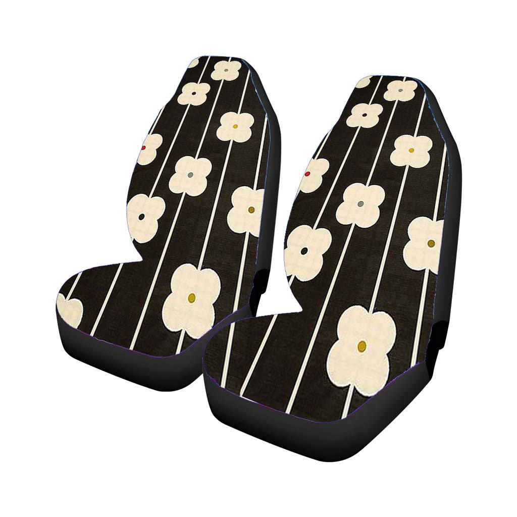 Orla Kiely Pattern Brown Grey Car Front Seat Covers