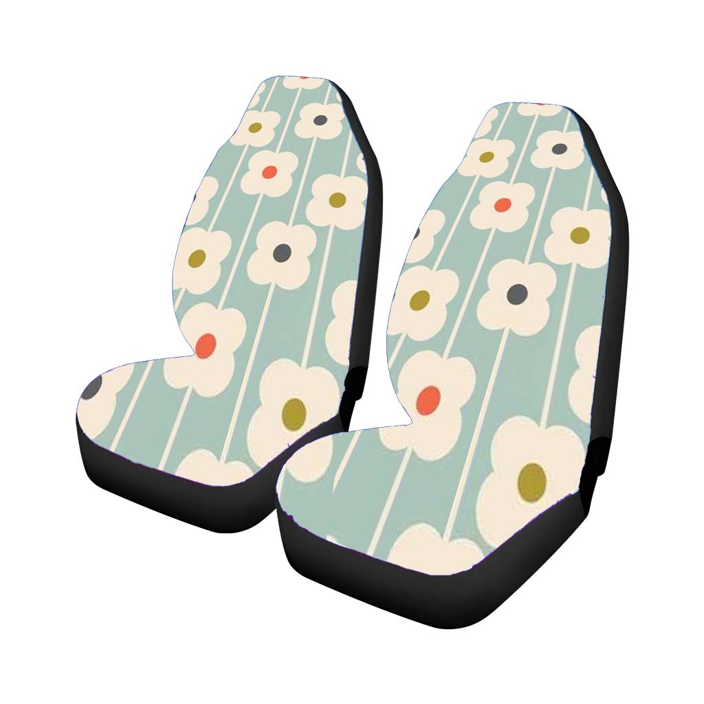 Orla Kiely Sripe Flower Pattern Car Front Seat Covers